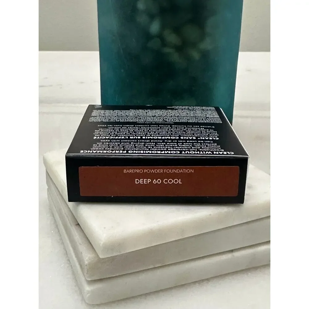 BareMinerals BAREPRO Powder Foundation Deep 60 Cool 16HR Matte Makeup NIB HTF